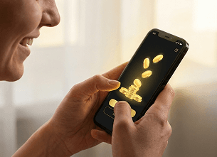 Rewards are automatically added after the service.