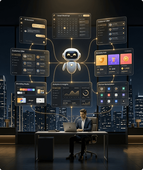 FixFlow AI assistant connecting business dashboards