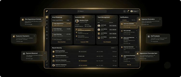 FixFlow business operations dashboard