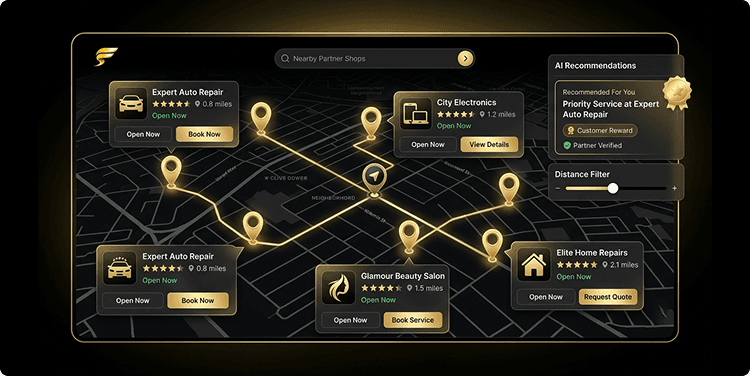 FixFlow partner network map